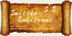 Smiljko Rakitovac vizit kartica